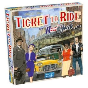 New Ticket to Ride New York Board Game
